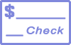 Minimalist check graphic with lines