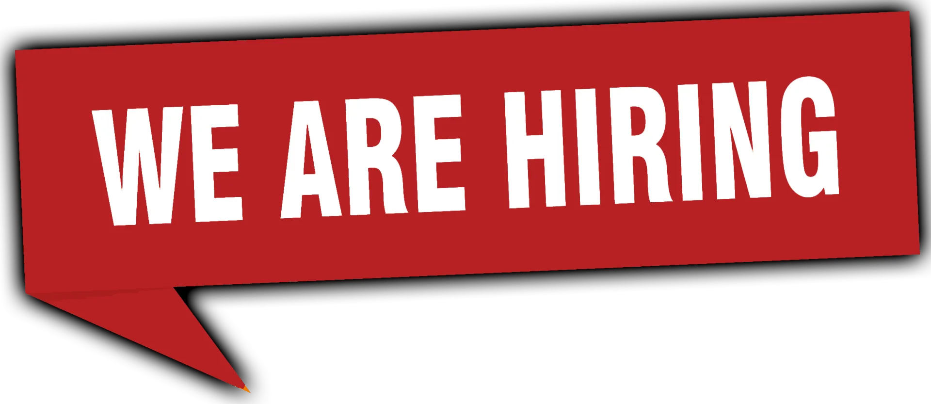 We are hiring sign